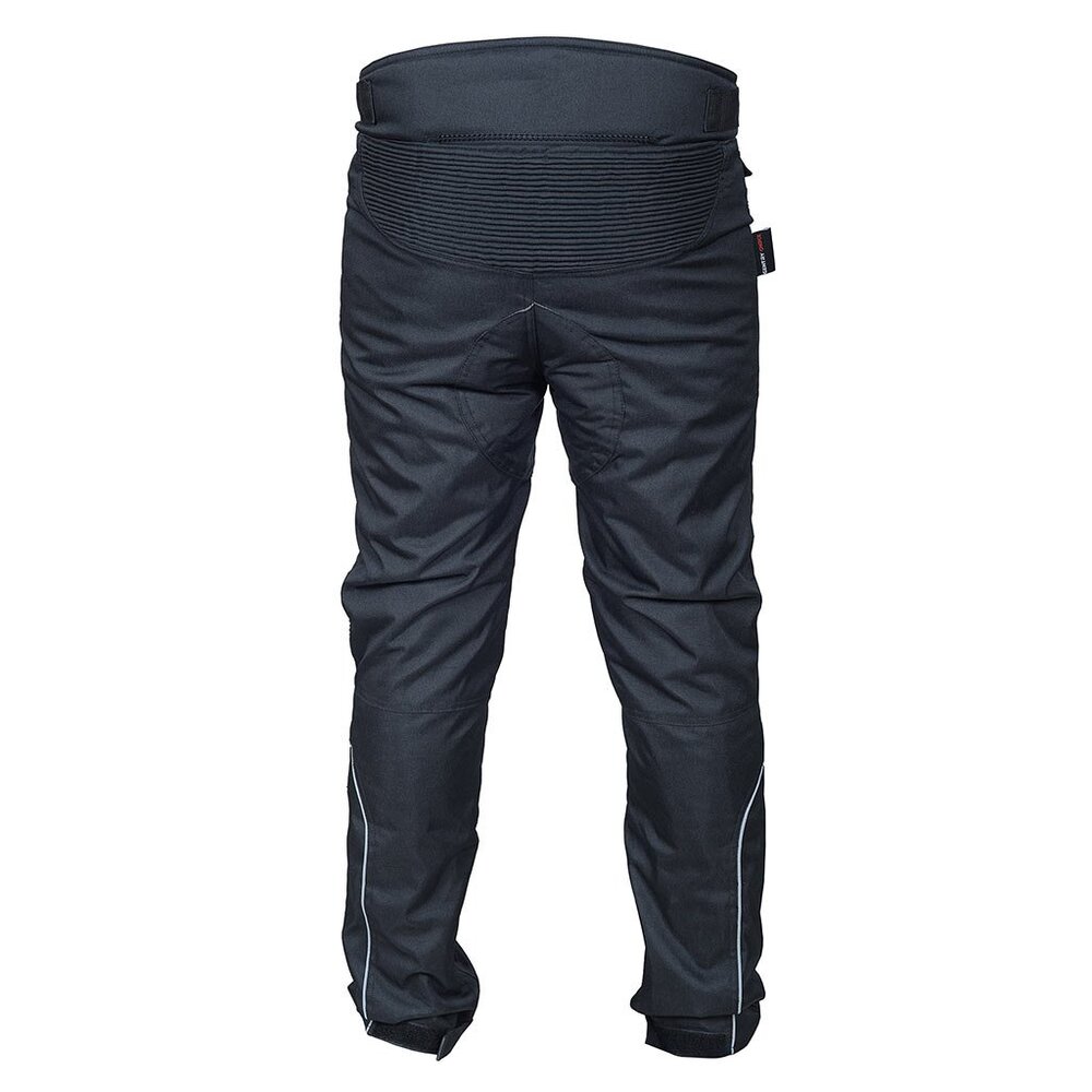 RIDERACT® Men’s Cordura Cargo Riding Pants Waterproof Motorcycle Black Jeans - Picture 5 of 9